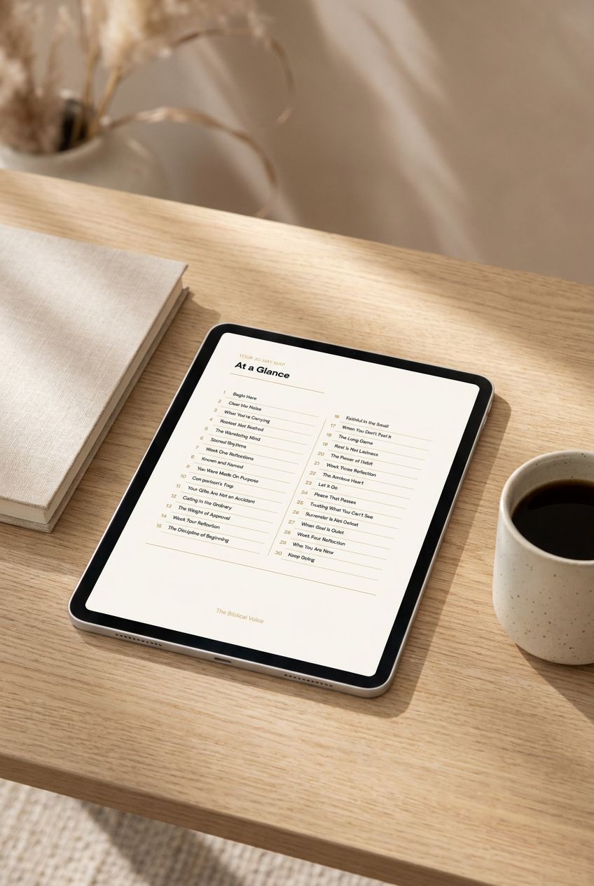 Biblical Focus Reset – 30-Day Devotional Workbook