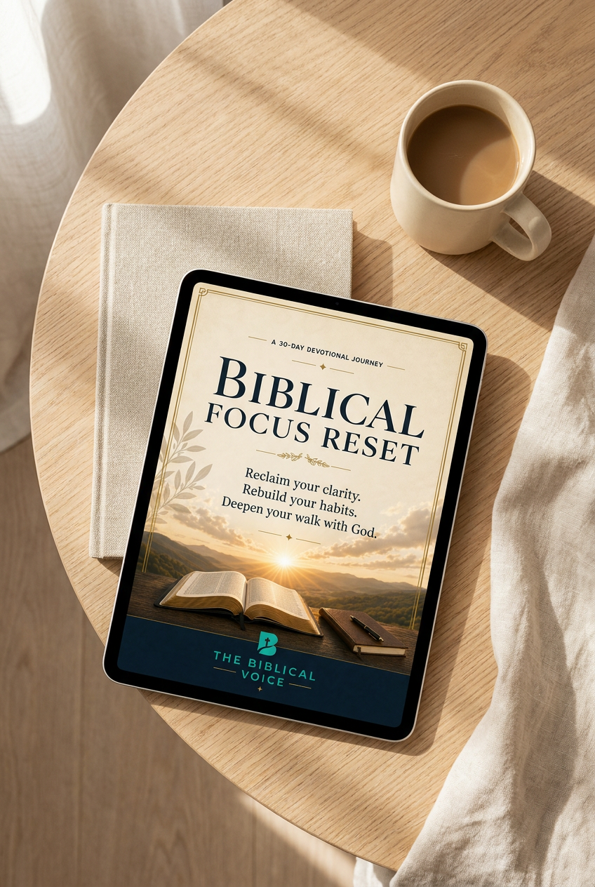 Biblical Focus Reset – 30-Day Devotional Workbook